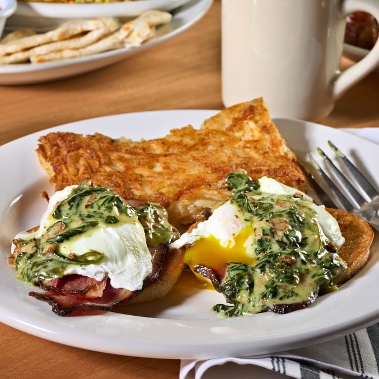 Delicious Eggs Benedict Awaits