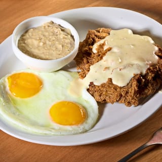 Chicken Fried Steak and Eggs